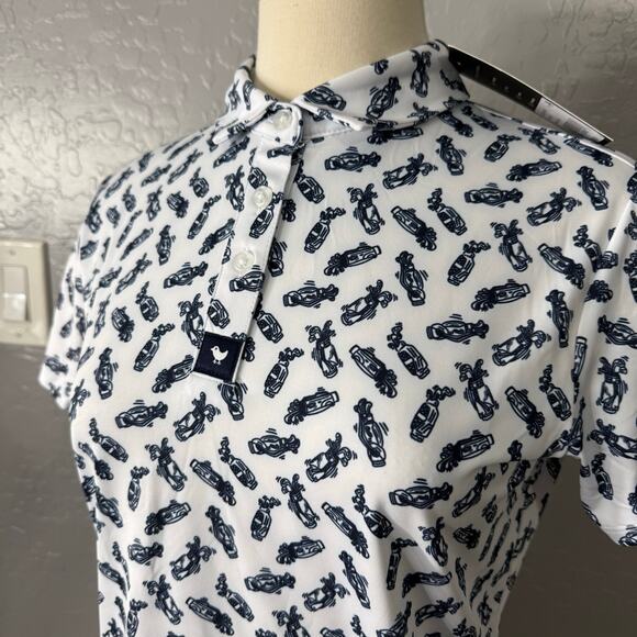 Bad Birdie Men's Caddie By Day Core Golf Polo, M - Picture 3 of 5